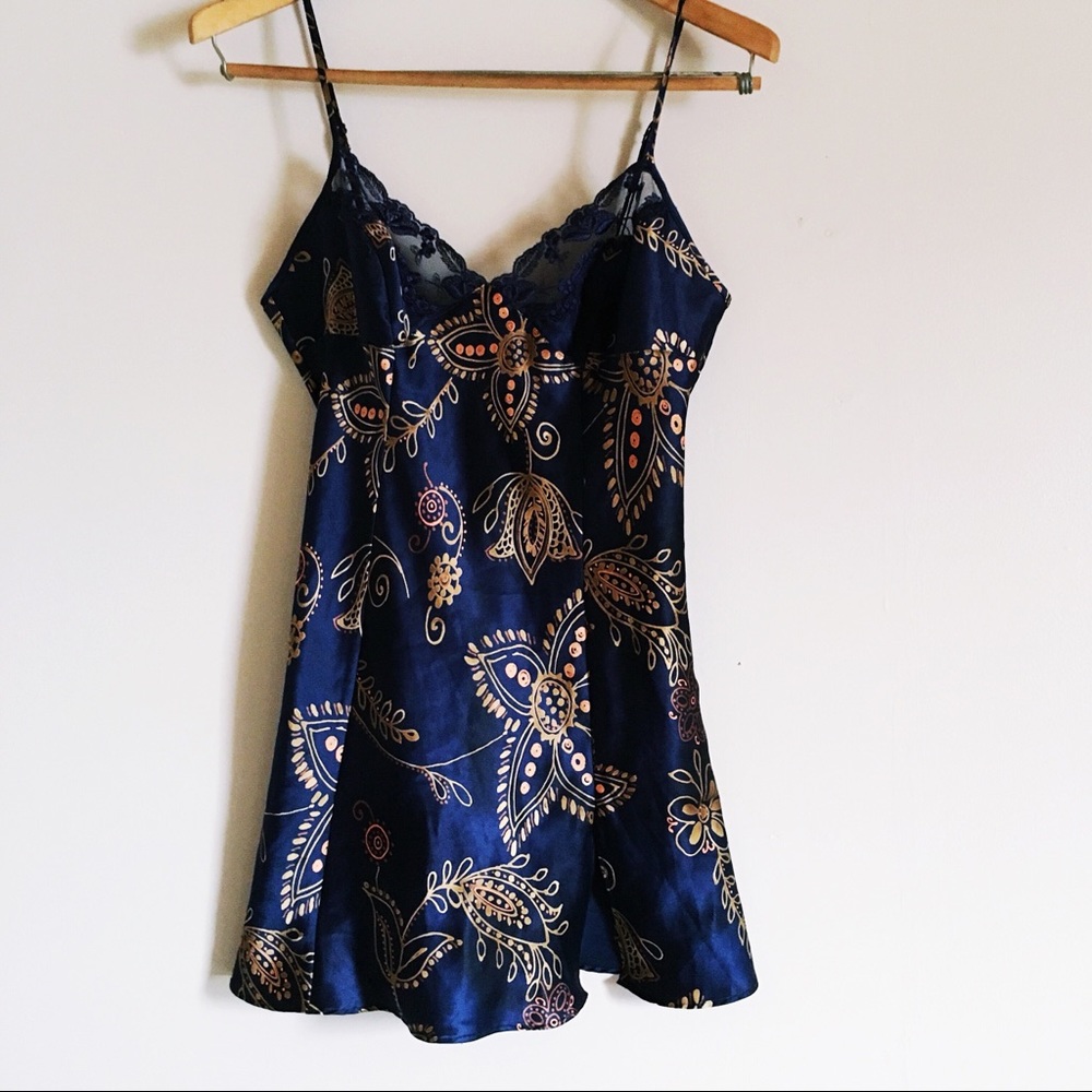 Navy Floral Victoria’s Secret slip